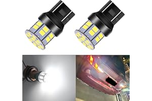 LEDYOTRY 7443 7440 LED Bulb White Reverse Light, 12V-24V Super Bright Low Power T20 7441 7444 W21W LED Bulb for Backup Lights, Tail Brake Lights, Parking Daytime Running Lights, Pack of 2