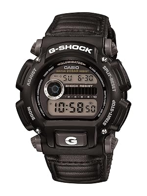 Casio Men's DW-9052V-1CR G-Shock Digital Display Quartz Grey Watch, Black/Grey (DW9052V-1)