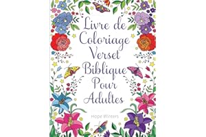 Livre de Coloriage Verset Biblique Pour Adultes: Un Livre Chrétien À Colorier