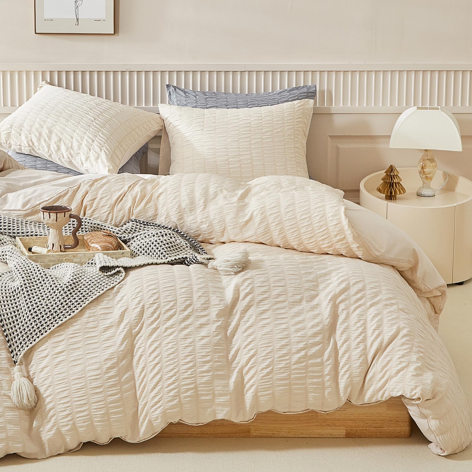 Cover Set Soft Brushed Microfiber Duvet Cover Bedding Set with Zipper Closure and Corner Ties 2 Pcs/3 Pcs