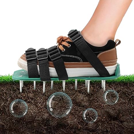 Amazon Kleetrend ガーデンシューズ ガーデンスパイク 芝生穴あけ用 足取り付け 履くタイプ オーガ