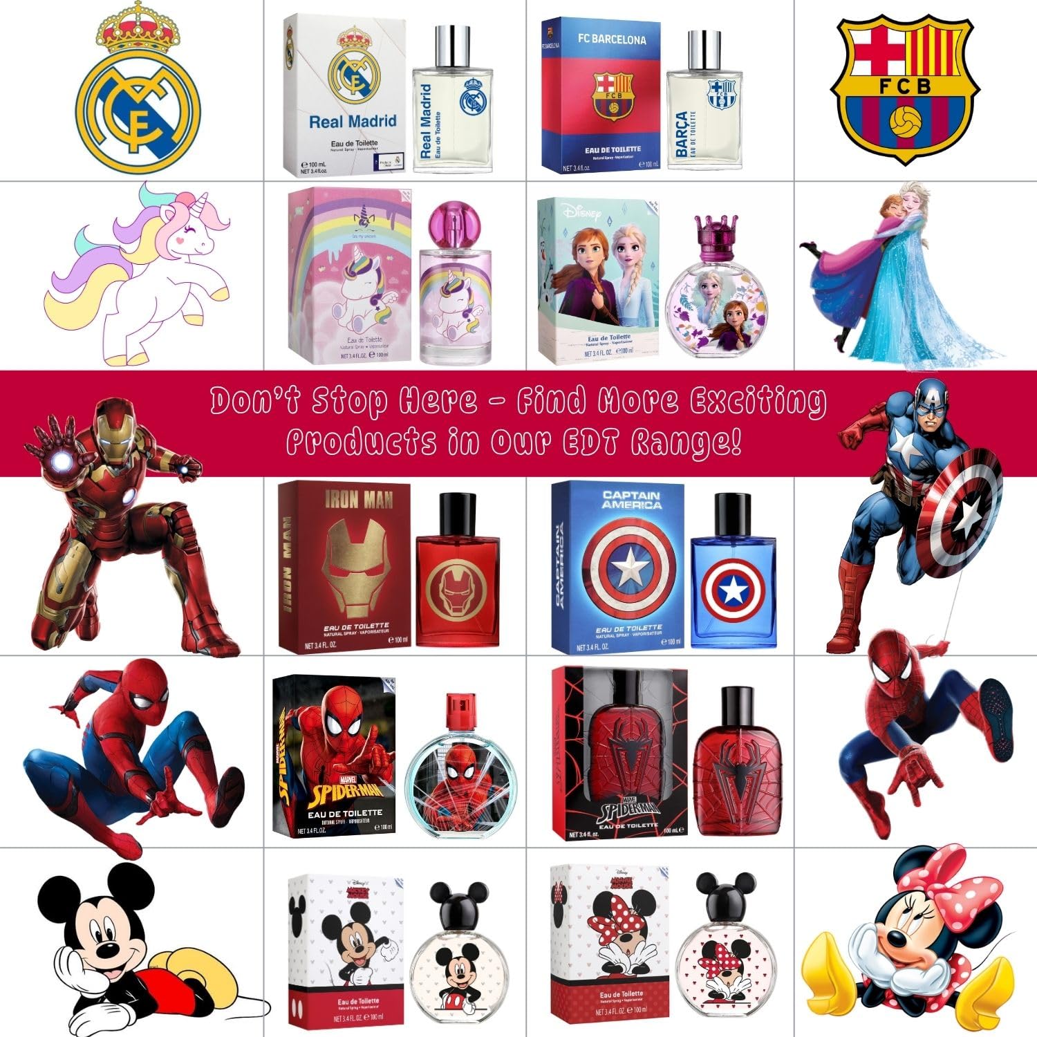 Mickey Mouse, Disney, Fragrance, for Kids, Eau de Toilette, EDT, 3.4oz, 100ml, Cologne, Spray, Made in Spain, by Air Val International