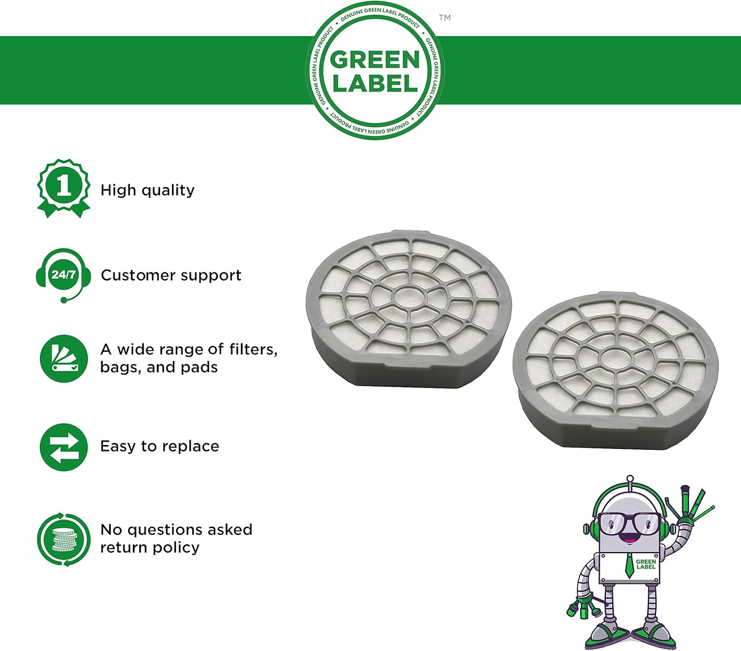 Set of filters for Dirt Devil Infinity 5050001 5050002