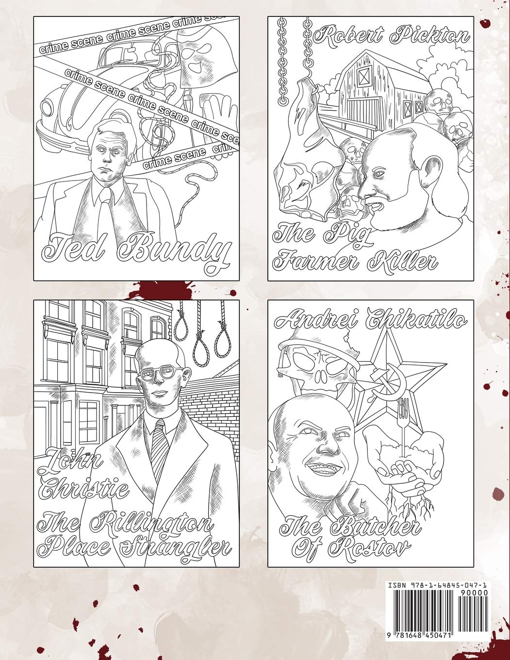 Download Amazon Com The Serial Killer Coloring Book Ii An Adult Coloring Book Full Of Notorious Serial Killers 9781648450471 Rosewood Jack Books