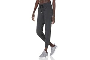 Amazon Essentials Athletic Pants for Women, Brushed Tech Stretch Lounge Joggers, Plus Size Available
