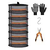 Desy & Feeci Herb Drying Rack-2ft Diameter 6 Layer