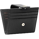 GEEAD Small Wallets for Women Slim Bifold Credit Card Holder Minimalist Zipper Coin Pocket