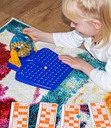 DIVCHI Bingo Game Set Complete Balls Cards Machine Family Fun view 4