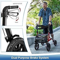 MAXWALK Walkers for Seniors, Rollator Walker with
