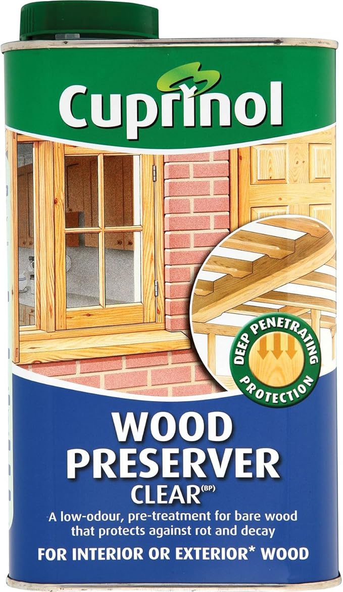 Cuprinol Wood Preserver Clear 1 Litre Amazon.co.uk DIY & Tools