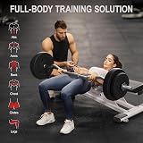 Yaheetech Barbell Weight Set 25KG Heavy Strength Training Barbell Kit view 8