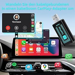 Pashlysh Wireless Carplay Adapter for iPhone, 2024