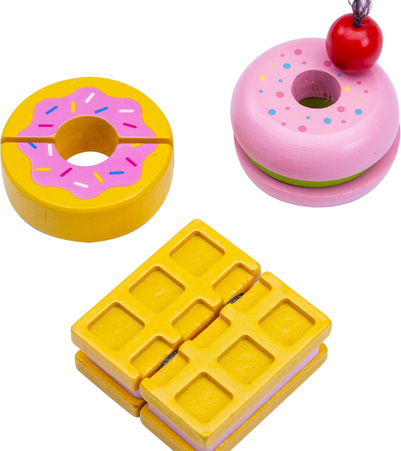 Jaques of London Wooden Play Food Set Biscuit Tin Quality Wooden