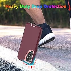 MXX Case Compatible with Galaxy S24 Plus, 3-Layer