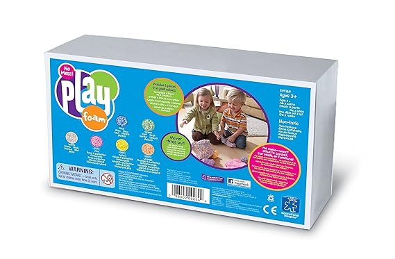 Learning Resources Playfoam Kügelchenknete mit 6 Farben,