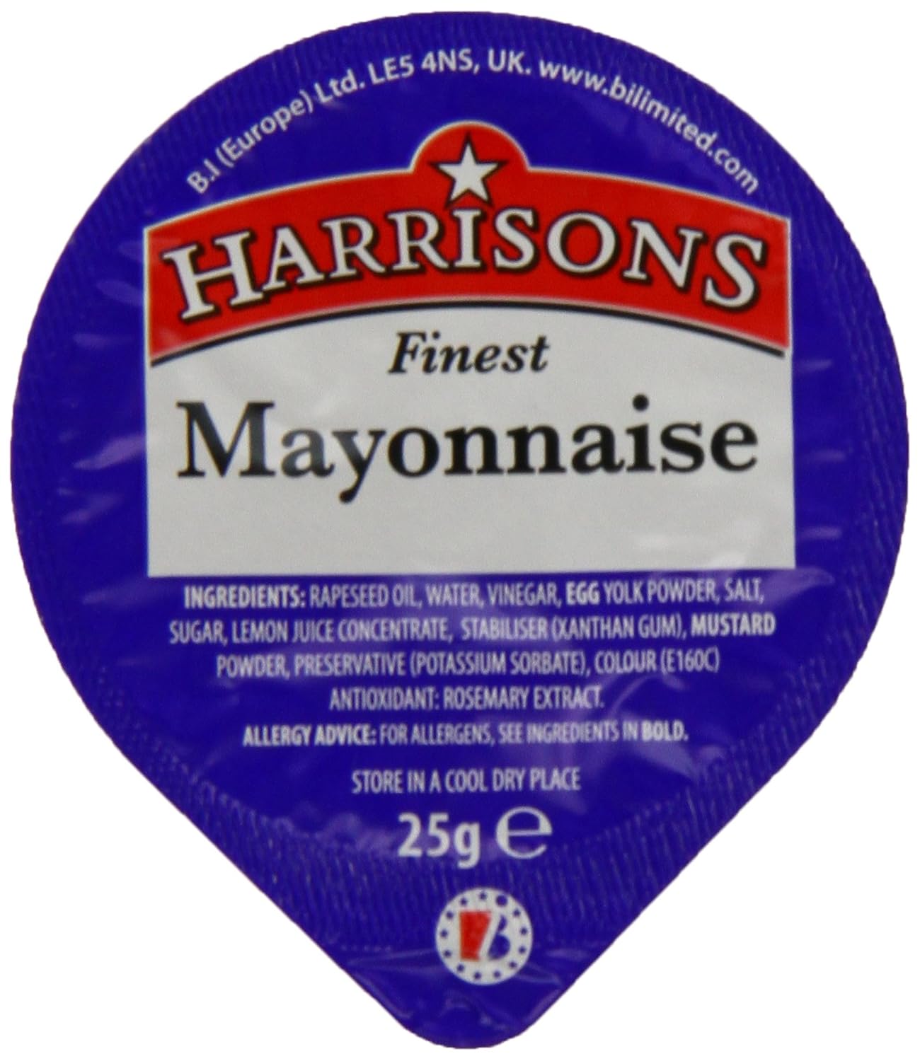 Harrisons Mayonnaise Dip Pot Box 25 g (Pack of 100) Amazon.co.uk Grocery