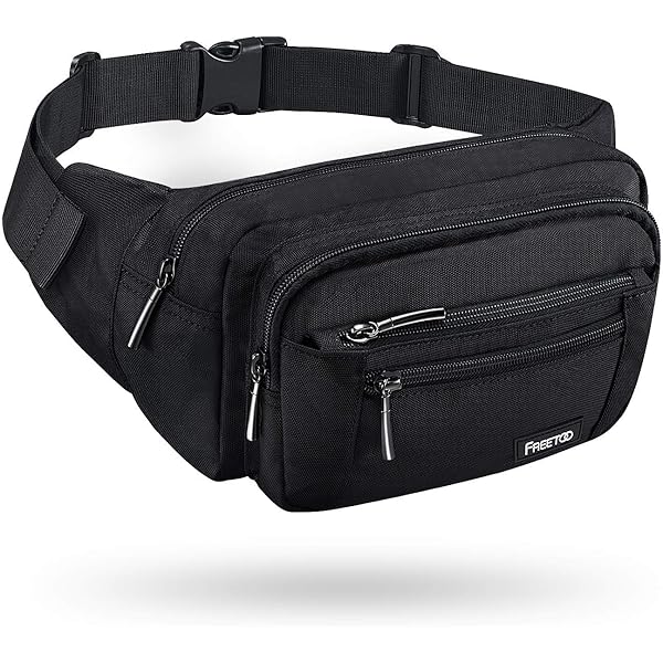 thumbnail image 2 of AGPTEK RFID Fanny Pack - Large Capacity Waterproof Waist Bag For Travel, Running & Outdoor Activities 2 of 13