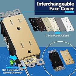 LIDER Matte Finish Decorator Receptacle with