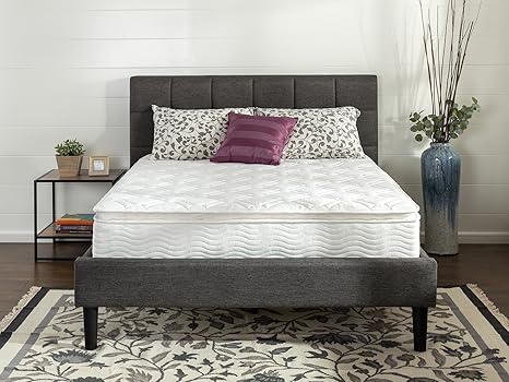 Zinus Ultima Comfort 10 Inch Pillow Top Spring Mattress Queen