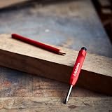 Hultafors Carpenter Pencil Deep Hole Marker HDM with Sharpener & Graphite Lead view 5
