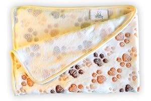 Pet Blankets by Hex and Candy, Calico Beige Collection for All Indoor Pets | Cozy Blankets for All Indoor Pets | Cat Kitten B