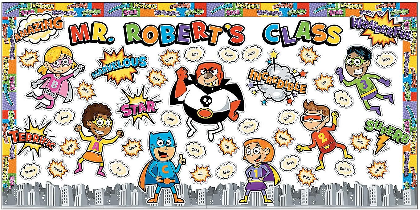 Super Hero Bulletin Board
