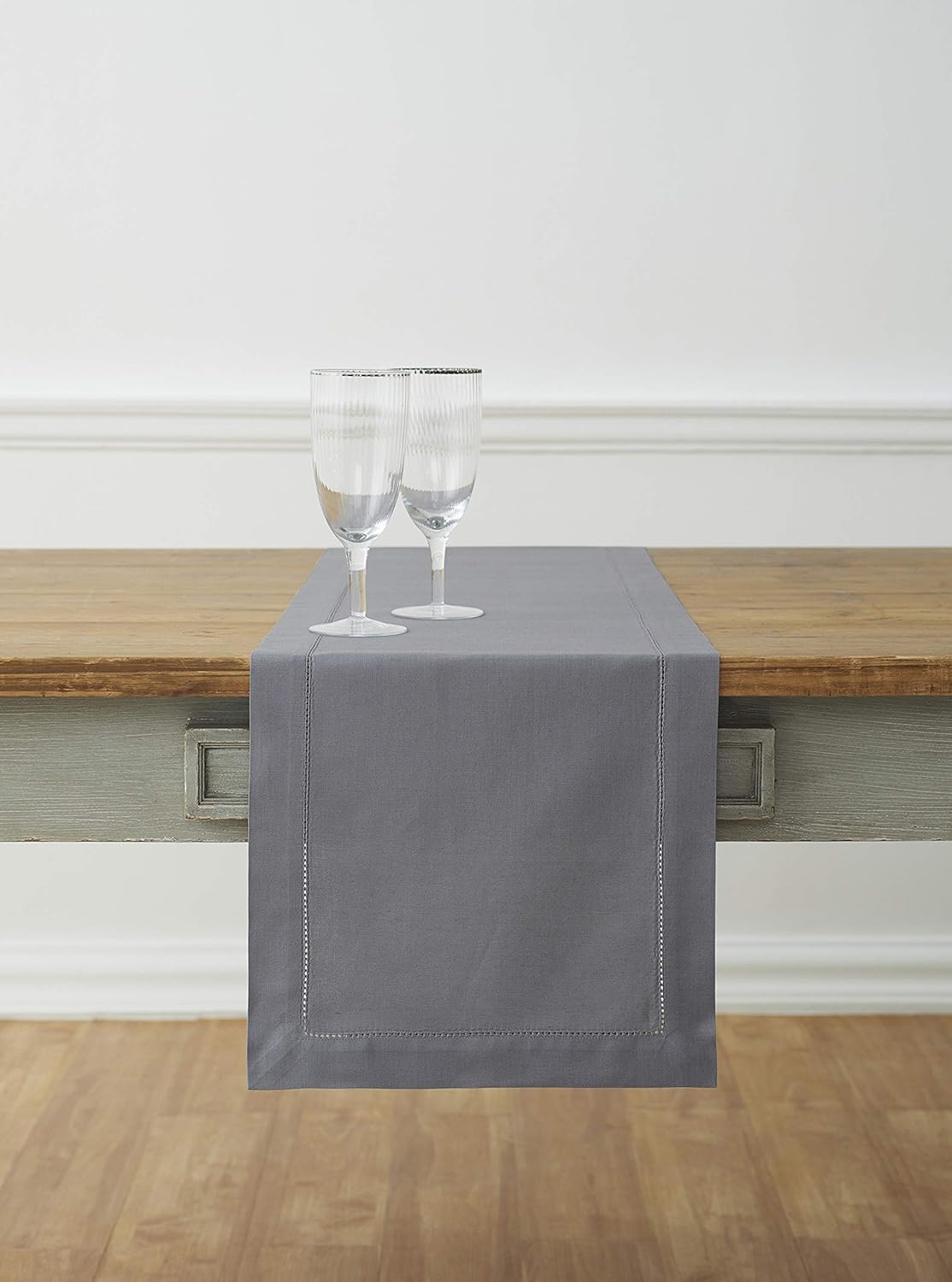 Best gray table runner 90 inch