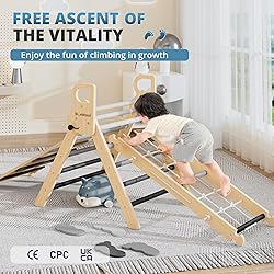 BlueWood 10-in-1 Pikler Triangle Set, Toddler