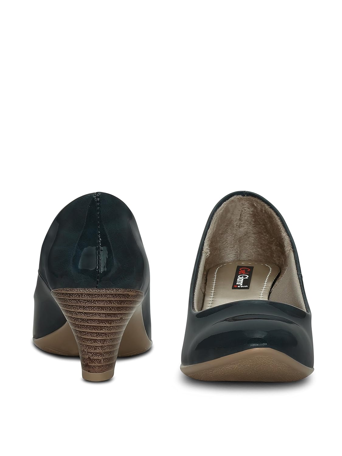 get glamr women's navy pumps