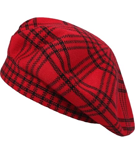 Lanzom Classic Knitted Berets for Women Stylish French Beret  display picture 2