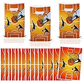 30pcs Basketball Goodie Bags Basketball Gift Bags for Birthday Basketball Themed Party Supplies Decorations