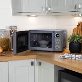 Russell Hobbs Retro 20L Grey Microwave 800W 8 Auto Cook 5 Power Levels view 4