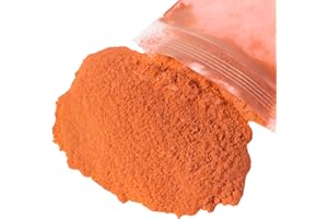 FOUNABOB Mica Powder 0.35OZ/10G Orange Pigment for Epoxy Resin Candle Soap Dye Makeup