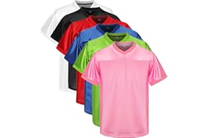 MESOSPERO Youth Blank Football Jerseys for Boys, Kids Athletic Practice Hip Hop Hipste Sports Shirt S-XL