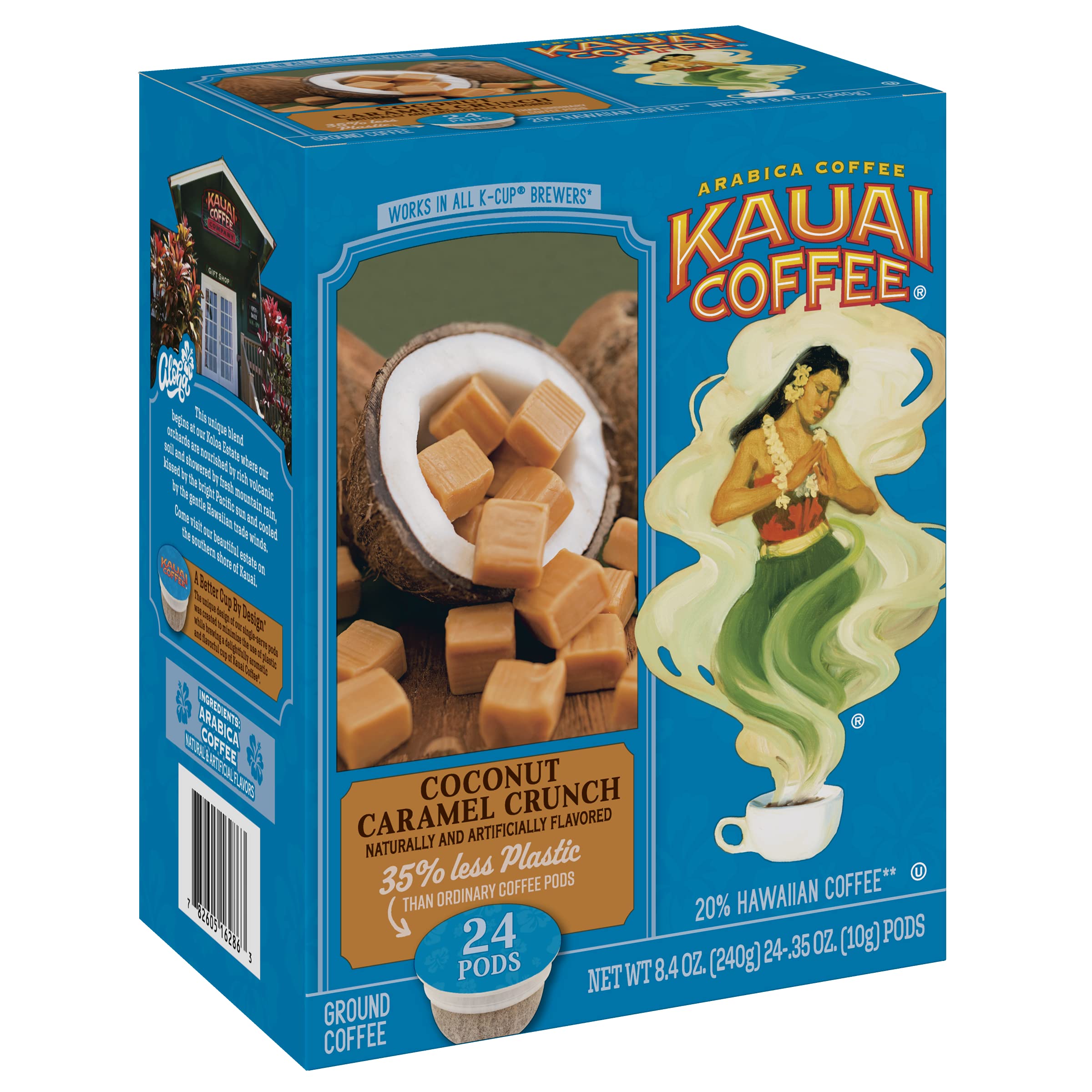 Kauai Coffee Coconut Caramel Crunch Medium