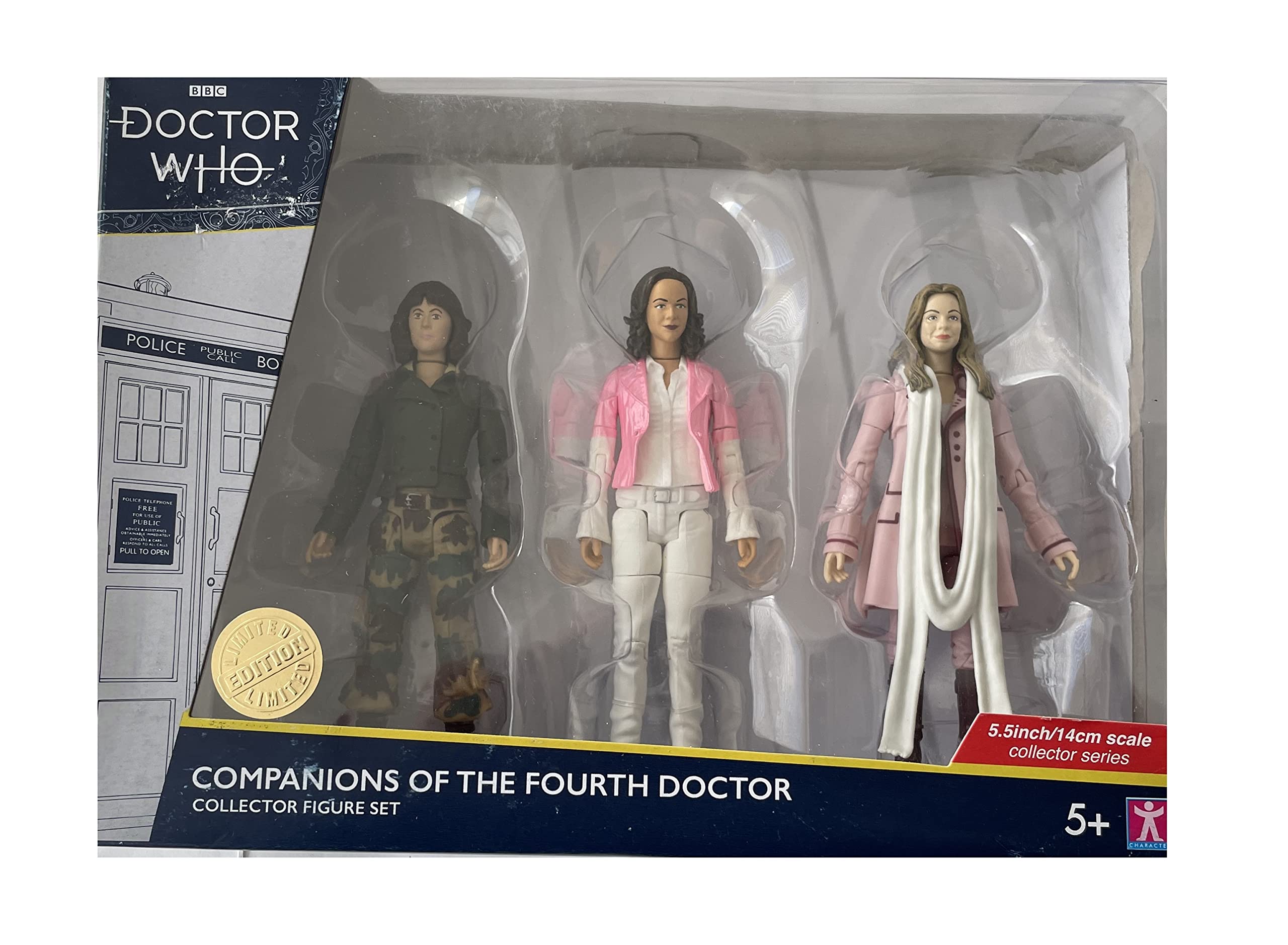 Doctor Who Companions of the Fourth Doctor Collector Figure Set, 07202RPD