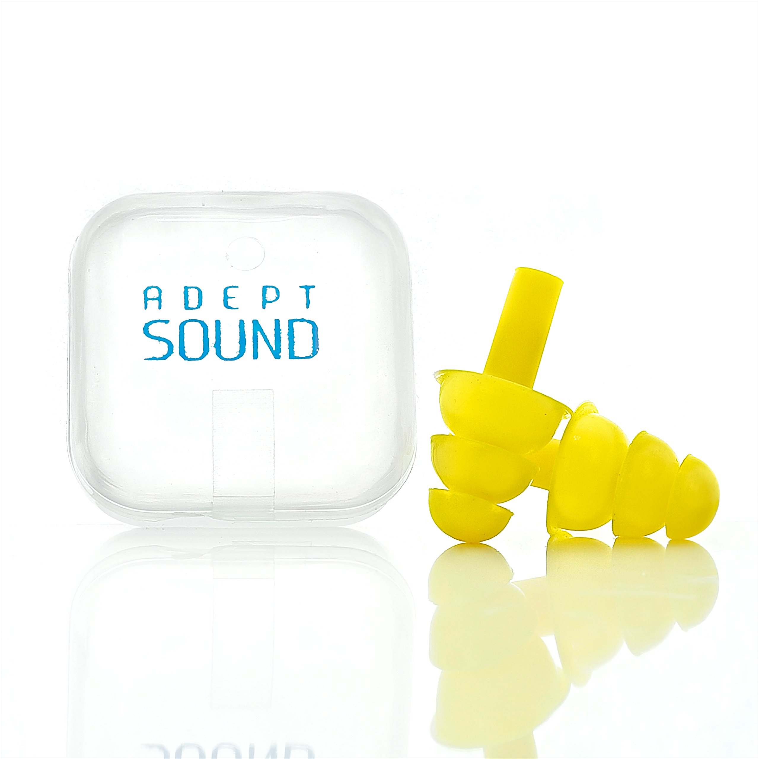 Ear Plugs Yellow Reduce Loud Noise For Sleeping, Concerts, Music Events