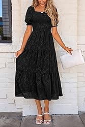 PRETTYGARDEN Women's 2025 Summer Casual Midi