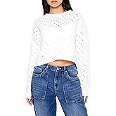 Forever 21 Womens Open Cable Knit Sweater