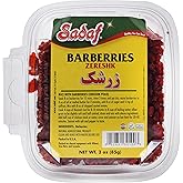 Sadaf Dried Barberries - Persian Zereshk - Dried Barberries for Cooking and Food Flavoring - Middle Eastern Cuisine - 3 Oz