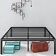 ZINUS Van 16 Inch Metal Platform Bed Frame, Steel Slat Support, No Box Spring Needed, Easy Assembly, Black, Twin