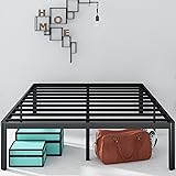 Zinus Van 16 Inch Metal Platform Bed Frame with Steel Slat Support / Mattress Foundation, King