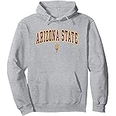 Arizona State Sun Devils Arched Over Gray Pullover Hoodie