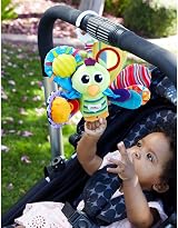 Lamaze Jacques the Peacock Clip On Pram Toy Sensory Baby Toy 0-6 Months view 4