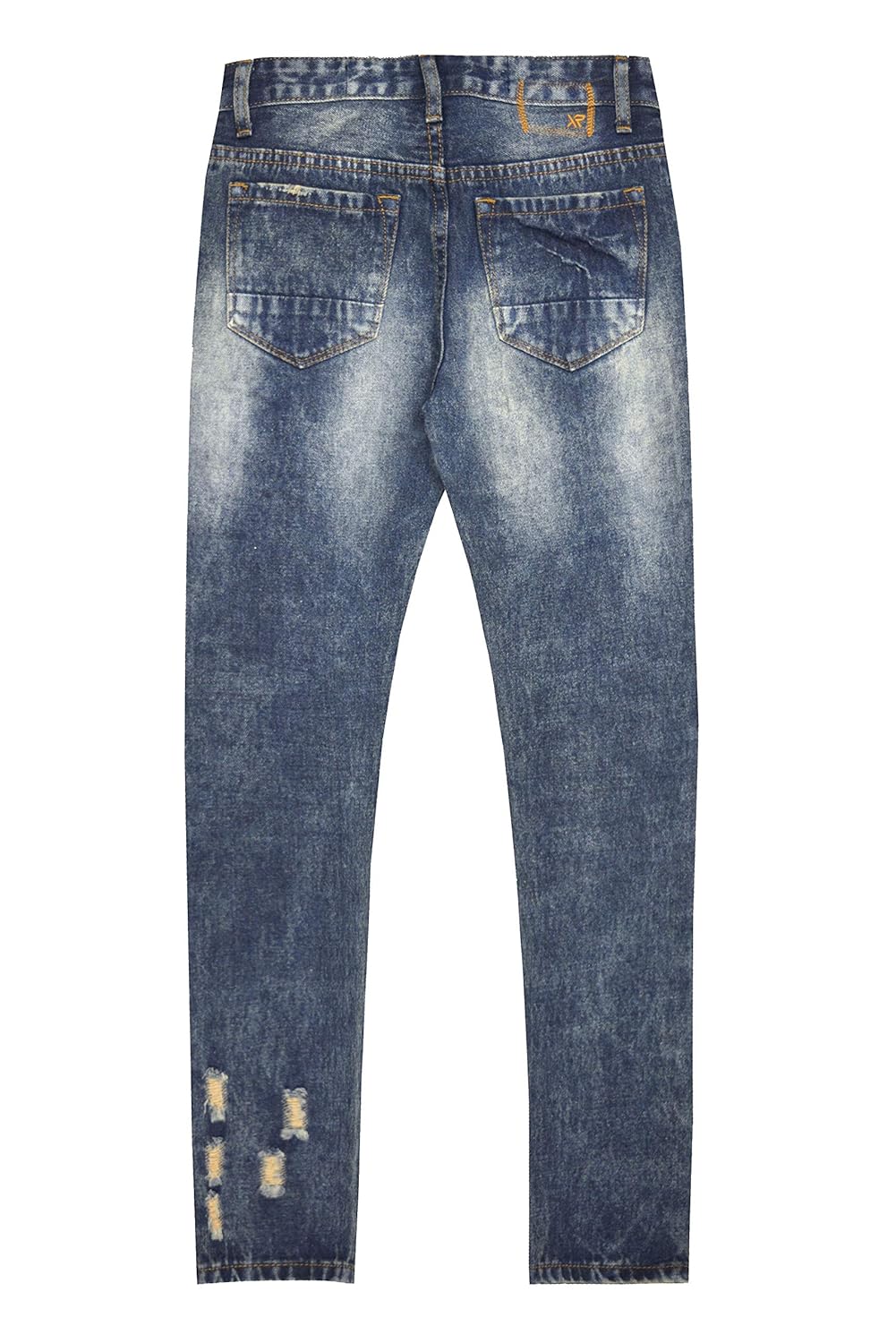 X RAY Boys Ripped Skinny Jeans with Holes Distressed Washed Stretch