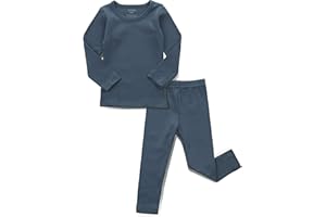 AVAUMA Baby Boys Girls Pajama Set Kids Toddler Snug fit Basic Cotton Sleepwear pjs for Daily