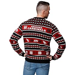 FOCO Standard NFL Big Logo Ugly Sweater, Team Color