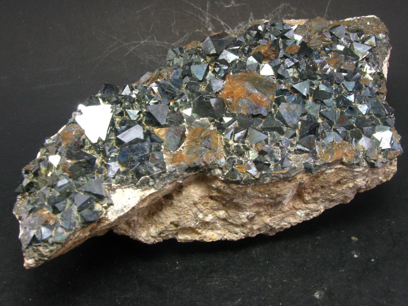 Magnetite Cluster From Bolivia - 5.2"