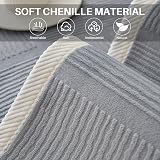 Topchances Sofa Slipcover Milky Velvet Grey 90x210cm Non-Slip Dog Cat Pet Cover view 4