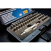 HDIDS509 Hammerless Metal Stamping Kit, 3/16" 39-Piece Alphanumeric Steel Stamps, 5000 LBS Force, A-Z, 0-9, Heavy-Duty Case, USA-Made, ID Stamp, Number and Letter Punch